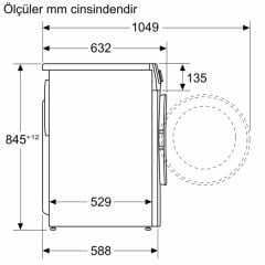 Profilo CGA25202TR 1200 Devir 10 kg Çamaşır Makinesi