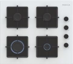 Profilo OE36K2P10D Beyaz Cam Ankastre Ocak