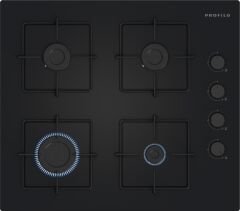 Profilo OE36K6P10D Siyah Cam Ankastre Ocak