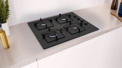 Profilo OE36K6P10D Siyah Cam Ankastre Ocak