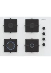 Profilo OE37P2P10D Beyaz Cam Ankastre Ocak