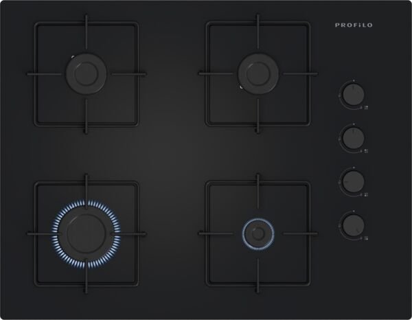 Profilo OE37P6P10D Siyah Cam Ankastre Ocak