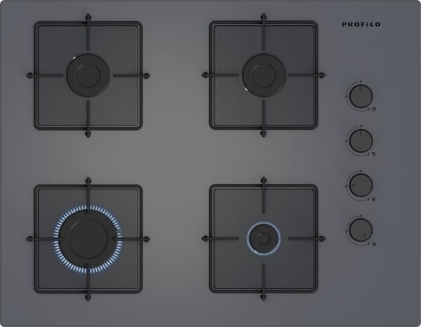Profilo OE37P9P10D Gri Cam Ankastre Ocak