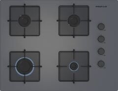 Profilo OE37P9P10D Gri Cam Ankastre Ocak