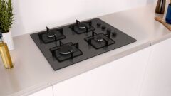 Profilo OE37P9P10D Gri Cam Ankastre Ocak