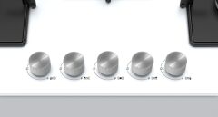 Profilo ON27Q2O12D Wok Gözlü Beyaz Cam Ankastre Ocak