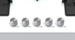 Profilo ON27Q2O12D Wok Gözlü Beyaz Cam Ankastre Ocak