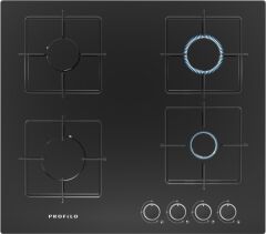 Profilo ON36P6O12D Siyah Ankastre Cam Ocak