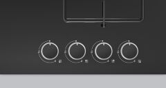 Profilo ON36P6O12D Siyah Ankastre Cam Ocak