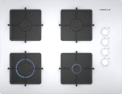 Profilo OO37P2O12D Beyaz Cam Ankastre Ocak