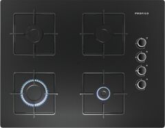 Profilo OO37P6O12D Siyah Cam Ankastre Ocak