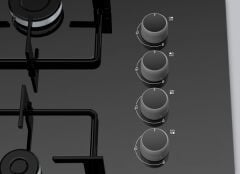 Profilo OO37P6O12D Siyah Cam Ankastre Ocak