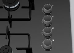 Profilo OO37P6O12D Siyah Cam Ankastre Ocak