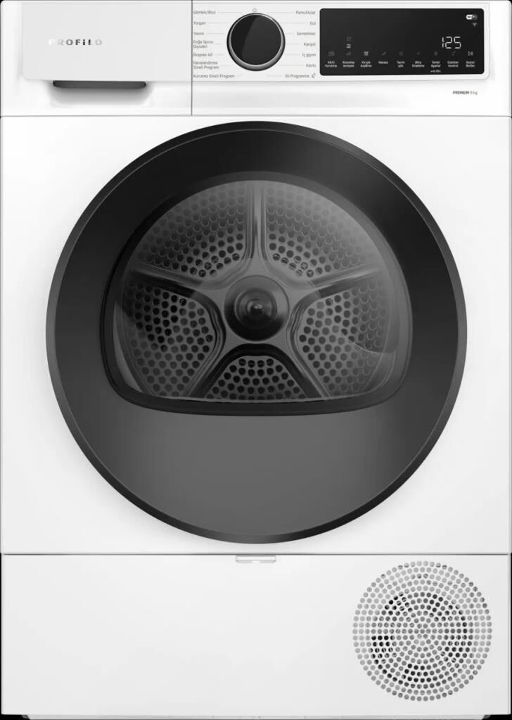 Profilo KM09611JTR Kurutma Makinesi 9 KG Beyaz